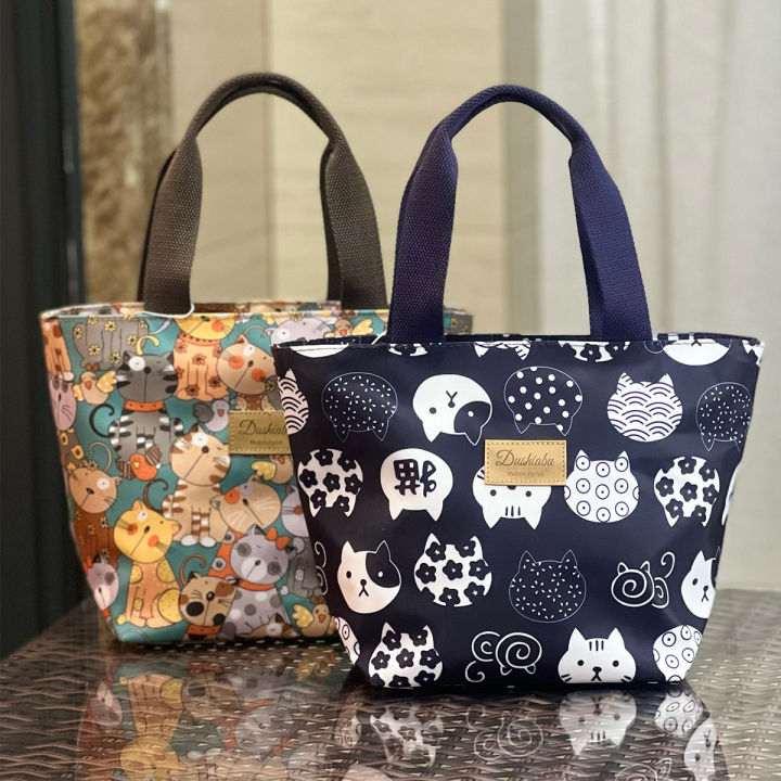 Korean Fashion Classy Tote Bag Shoulder Bag Floral Design Bag