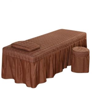 1pcs Massage Bed Cover Pillowcase for Beauty Salon Table Bed Sheet Skin-Friendly Massage SPA Bedskirt Colchas with Hole