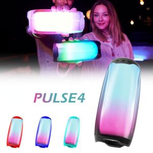 Bluetooth 5.0 Smart Speaker AUX Wired Wireless Computer Home Theater Soundbar LED Flashing Light With Rope Outdoor 1200 mAh Waterproof Subwoofer