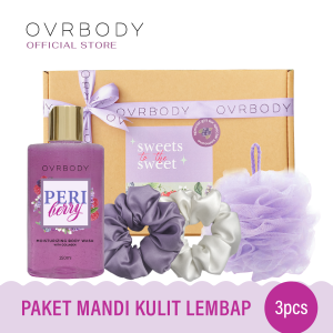 OVRBODY Gift To Ovrself Shower Set Hampers Peri Berry - Paket Hampers Body Care Hemat