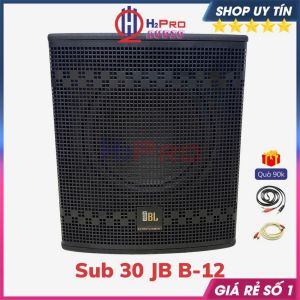 Loa Siêu Trầm Bass 30 Jb B12 Cao Cấp 500W (Tặng Dây AV & Canon) – Sub Điện Karaoke Nghe Nhạc Gia Đình - H2Pro Tech