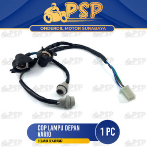 Cop Lampu Depan Vario Karbu - Pitingan Fitting Fiting Piting Socket Soket Dop Bohlam Bulb Depan