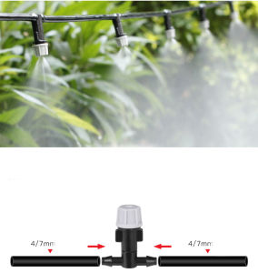 สายไมโคร 4/7 5/7 mm ชนิดดำมัน ( รูใน 4.8 มิล) คุณภาพสูง ต่อกับอูปกรณ์การเกษตร รดน้ำต้นไม้