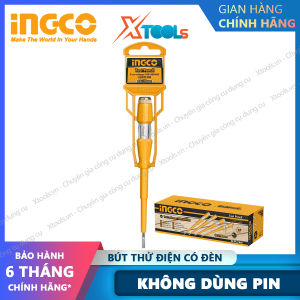 Bút thử điện có đèn INGCO 100-500V an toàn tuyệt đối cho người sử dụng nhựa siêu bền chắc chống va đập
