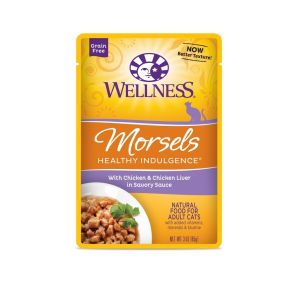 【Pet Mates】Wellness Complete Health - Healthy Indulgence Morsels / Gravies / Shreds Wet Cat Food 3oz (85g)