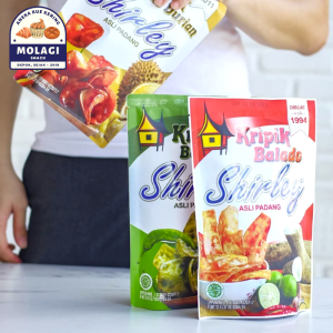 Keripik Singkong SHIRLEY VARIAN RASA Asli Padang 150 Gram - Molagi Snack