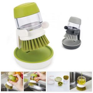 Dishwasher Soap Dispenser Palm Brush w/ Storage Stand - TRENDSETTER
