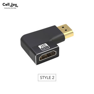 Cổng chuyển HDMI to HDMI chuyển đổi male sang female vuông góc 90 độ 8K