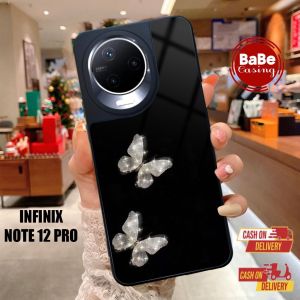 Casing Case Infinix Note 12 Pro Terbaru Kupu 02 Infinix Note 12 Pro Casing Hardcase Softcase Glossy