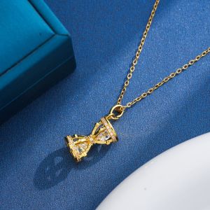 Hourglass Pendant Necklace for Women Stainless Steel Crystal Sand Clock Time Arrangement Theme Charms Link Chain Adjustable Necklaces Souvenir Jewelry Gift