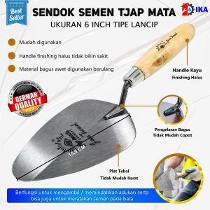 TJAP MATA / CAP MATA Sendok / Cetok Semen Profil 5 1/2" (Carbon Steel) TROWEL SENDOK SEMEN GALUR ACI