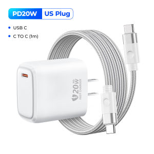 ORICO 20W Fast Charger USB-C Power Wall Charger Charging Adapter With Cable