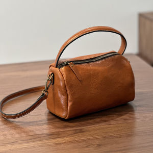 BeeGreen Women Soft Genuine Leather Small Shoulder Bag High Quality Handbag Minimalist Commuter Bag Casual Sling Bag Fashion Box Bag