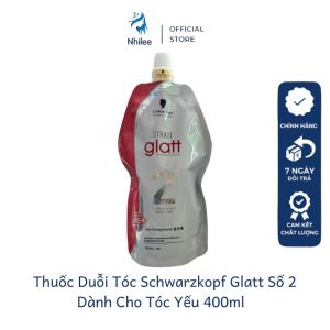 Thuốc uốn duỗi dập tóc Schwarzkopf Glatt Thái Lan NL333 phù hợp cho từng loại tóc khác nhau 400ml