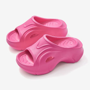 Free Shipping 26 Spring/Summer Same Style As Yang MiS Thick-Soled Sandals For Beach Wear EVA Soft-Soled Flip-Flops Height-Increasing Sandals For Women