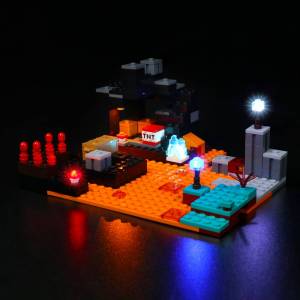 [PRE-ORDER] Light Kit 21185 The Nether Bastion (Only LED Light kit No blocks Model)
