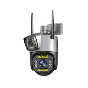 Dual Lens 8MP WIFI Camera CCTV Wireless Outdoor Waterproof Auto Tracking Color Night Vision CCTV Surveillance Camera