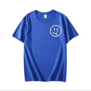 Baju kaos pria lengan pendek atasan pria baju kaos laki laki dewasa polos atasan pria oblong Smiley