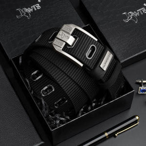 ADD STYLE99 | FREE BOX IKAT PINGGANG PRIA IMPORT SABUK JARUM BESAR KEPALA METAL ANTI KARAT GESPER NYLON WEBBING OUTDOOR COD