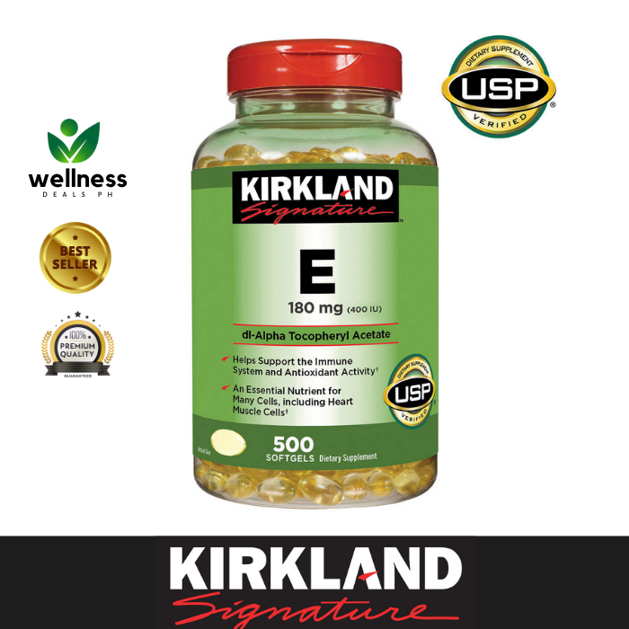 Kirkland Vitamin E 500 Softgels Lazada PH