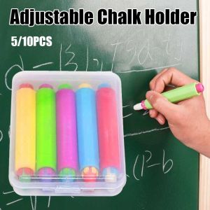 5/10Pcs Adjustable Chalk Holder Chalk Stick Clip Teacher Chalk Pen Clip For School