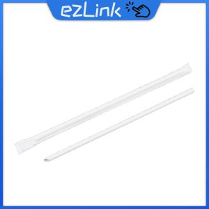 100Pcs 6mm Coffee Ground Straw Sugarcane Straws Biodegradable Straw For Drinks Beverage Tea Coffee