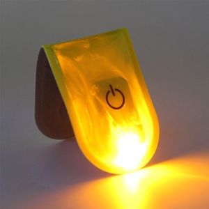 Outdoor Sports LED Safety Light Reflective Magnetic Clip On Strobe Reflector Night Running Lamp