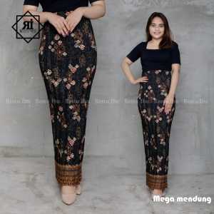 Naily kebaya - Rok plisket batik jumbo motif floral terbaru