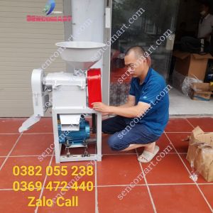 Máy xát gạo gia đình năng suất 120kg/giờ công suất 3kw
