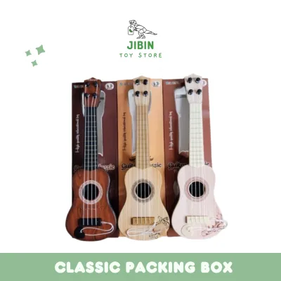 JIBIN - Mainan Anak Musik Gitar Ukulele Karakter / Guitar Music Tool Toy / Mainan Edukasi Mini Gitar