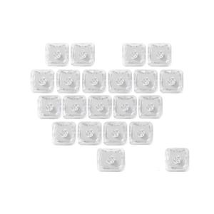 Lovely Kitten Design Keycaps Backlight Blank Heart Pattern Customizable For Mechanical Keyboards Keycap 21pcs