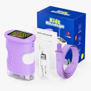 ⭐ 1000X Digital Microscope for Kids 2.0-inch 4K HD Screen Insect Microscope STEM Science Toy