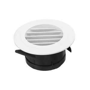 Round Air Vent Louver Grille Adjustable Airflow Size Vent Cover For Office Home Extract Valve