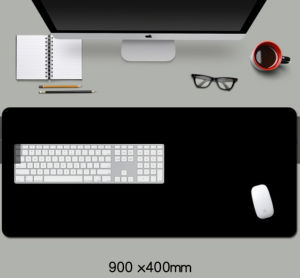 Black Extra Large Mousepad Anti Slip Computer Laptop Keyboard Desk Tabletop Mat