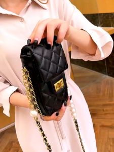Tas Selempang Kulit Wanita & Tas HP Cewek Kecil Rantai Mini Bag 9283