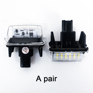 2Pcs Car LED License Plate Lights 12V Brake Lamp For Toyota