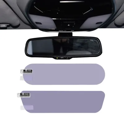 【CCWOLF】 1 Pc Car Interior Rearview Mirror Anti-glare Anti Fog Film Night Reversing Glare Protection Waterproof Auto Sticker Accessories