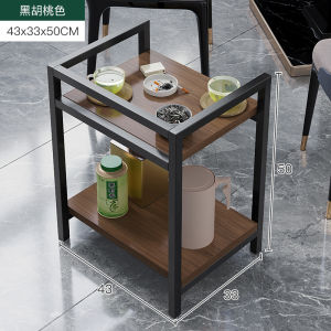 Mahjong Table Tea Table Tea Stand Double-Layer round Chess Room Dedicated Ashtray Tea Table Mahjong Table Side Table Small Tea Table
