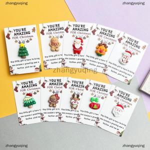 [COD] zhangyuqing 10pcs Holiday Pocket Hugs Christmas Pocket Hugs Little Pockets Christmas Hug Mini Santa Snowman With Heartwarming Cards