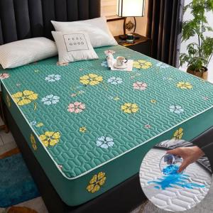 Quilted Mattress Cover Single /Double/ Queen/ King Size Fitted BedSheet Breathable Non-slip Mattress Cover