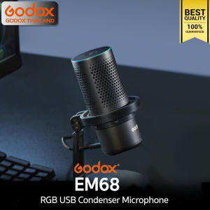 Godox Microphone EM68 RGB USB Condenser Microphone สำหรับ Live streame Video - รับประกันศูนย์ Godox Thailand 1 เดือน