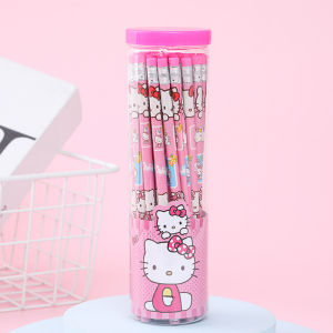 LZ60 30PCS/set cute cartoon HB pencil school supplies for children Hello Kitty Frozen Disney princess Mickey Sofia L60Z