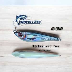 umpan jig 40 60 80 gram MOCELLESS GID perut vacuum foil bionik realistik