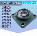 UKF205 UKF206 UKF207 UKF208 UKF209 UKF210 UKF211 ตลับลูกปืนตุ๊กตา BEARING UNITS ขนาดเพลาขึ้นอยู่กับ Adapter Sleeve  ( UK + F = UKF ) โดย Dura Pro. 