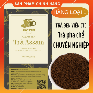 Trà Đen Assam (Hồng Trà) đặc biệt CK Tea. Trà đen pha trà sữa đậm vị. Trà đen nuôi Kombucha - Combo 5kg (10 túi500gr)