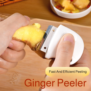 🍠【buy 1 free 1】🍠Kitchen multifunctional scraping stainless steel scraper/Practical ginger skin scraper peeler save time and effort efficient removal peeling enjoy cooking household stainless steel skin scraper