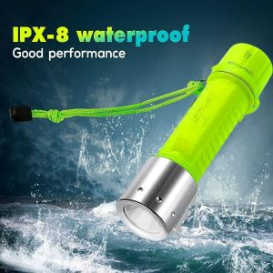 Senter Menyelam Anti Air Senter Diving Selam Led 3W Torch Flashlight