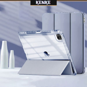 Kenke iPad Vỏ acrylic với khe cắm bút chì bên phải cho iPad 2022 M2 Pro 11 iPad thế hệ thứ 7 Thế hệ thứ 8 Thế hệ thứ 9 gen 5 6 2021 iPad Air 4 air 5 iPad 10th Gen 2020 Pro 12.9 case Bìa độ nét cao trong suốt chống uốn không vàng dán tự làm miễn phí miễn