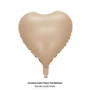 32Inch Cream Caramel Orange Color Theme Number Balloons 0-9 Large Digital Heart Birthday Party Baby Shower Anniversary Celebration Party and Valentines Day Decorations Supplies