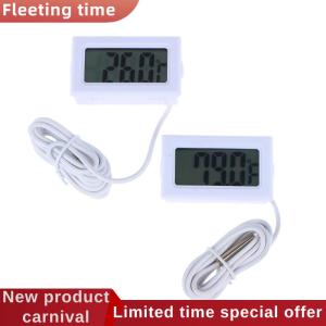 Fleeting time 1M LCD Digital Thermometer With Waterproof Probe Celsius Fahrenheit Temperature Sensor For Fridge Refrigerator Aquarium